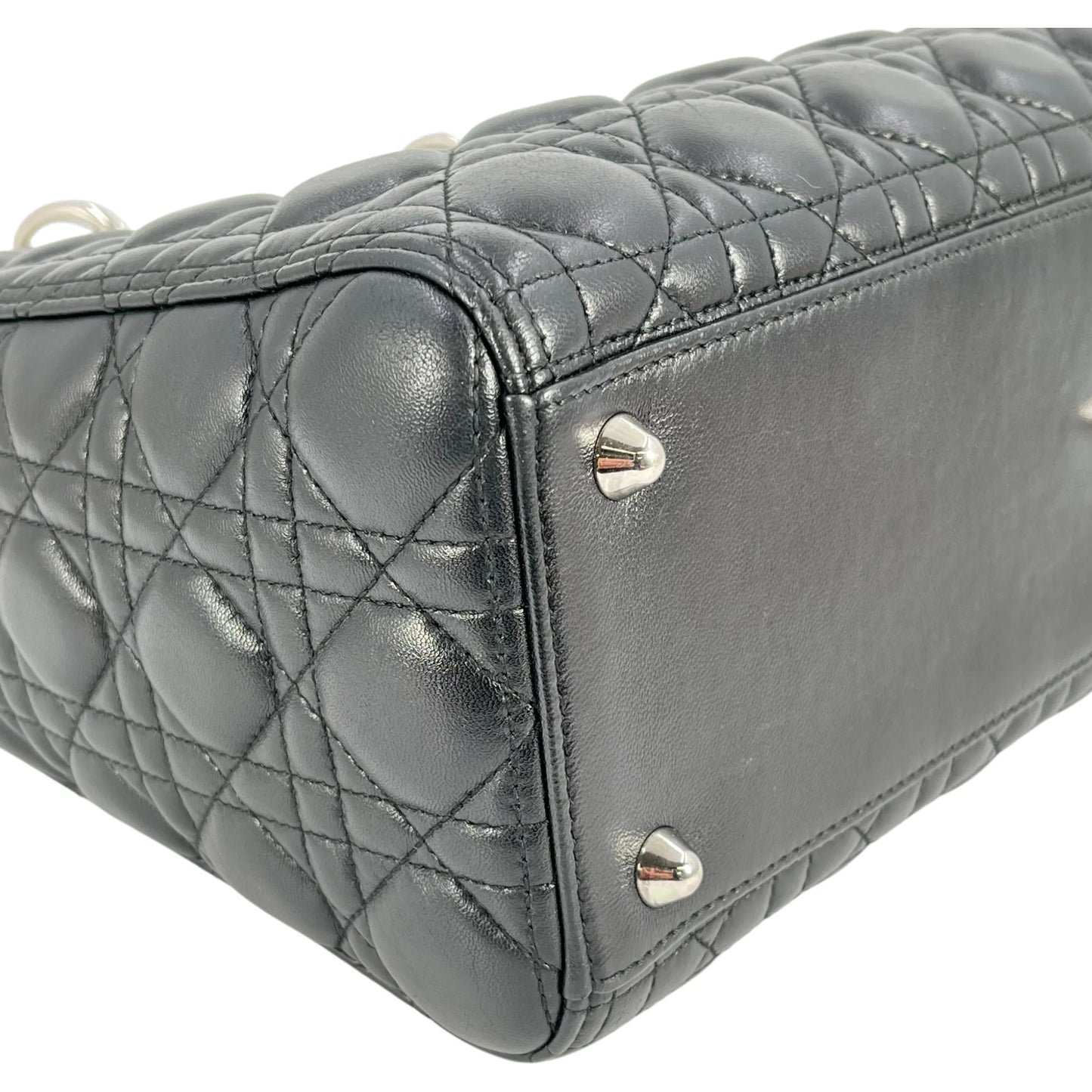 Dior Lady Dior Large Hand Bag - Black