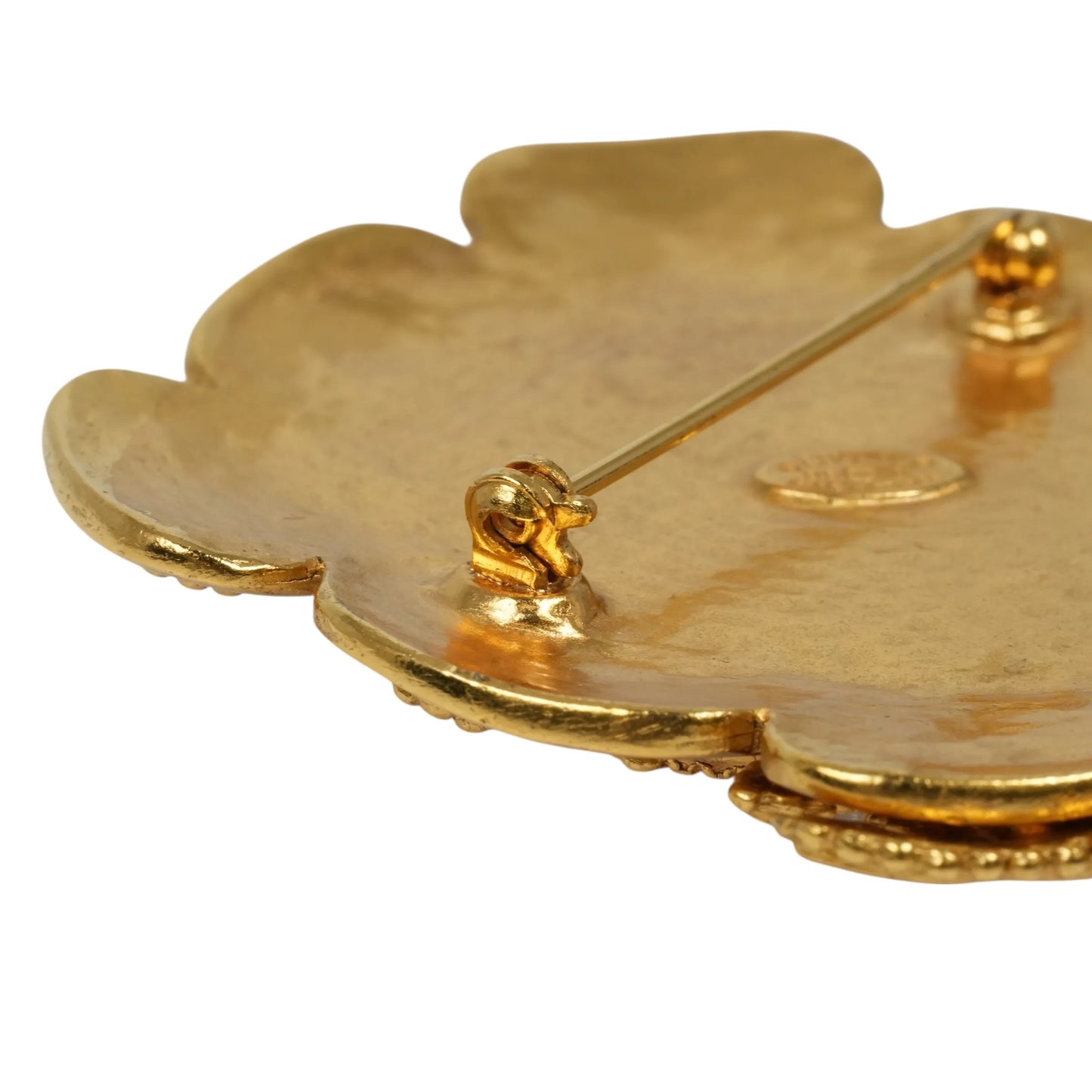 CHANEL Fake Pearl Brooch 96A - White Gold