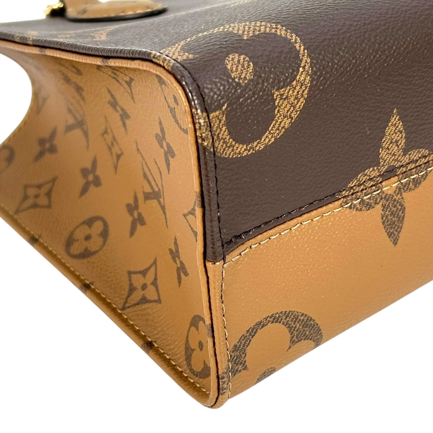 Louis Vuitton Giant Monogram Canvas On The Go PM Hand Bag Shoulder Bag - Brown
