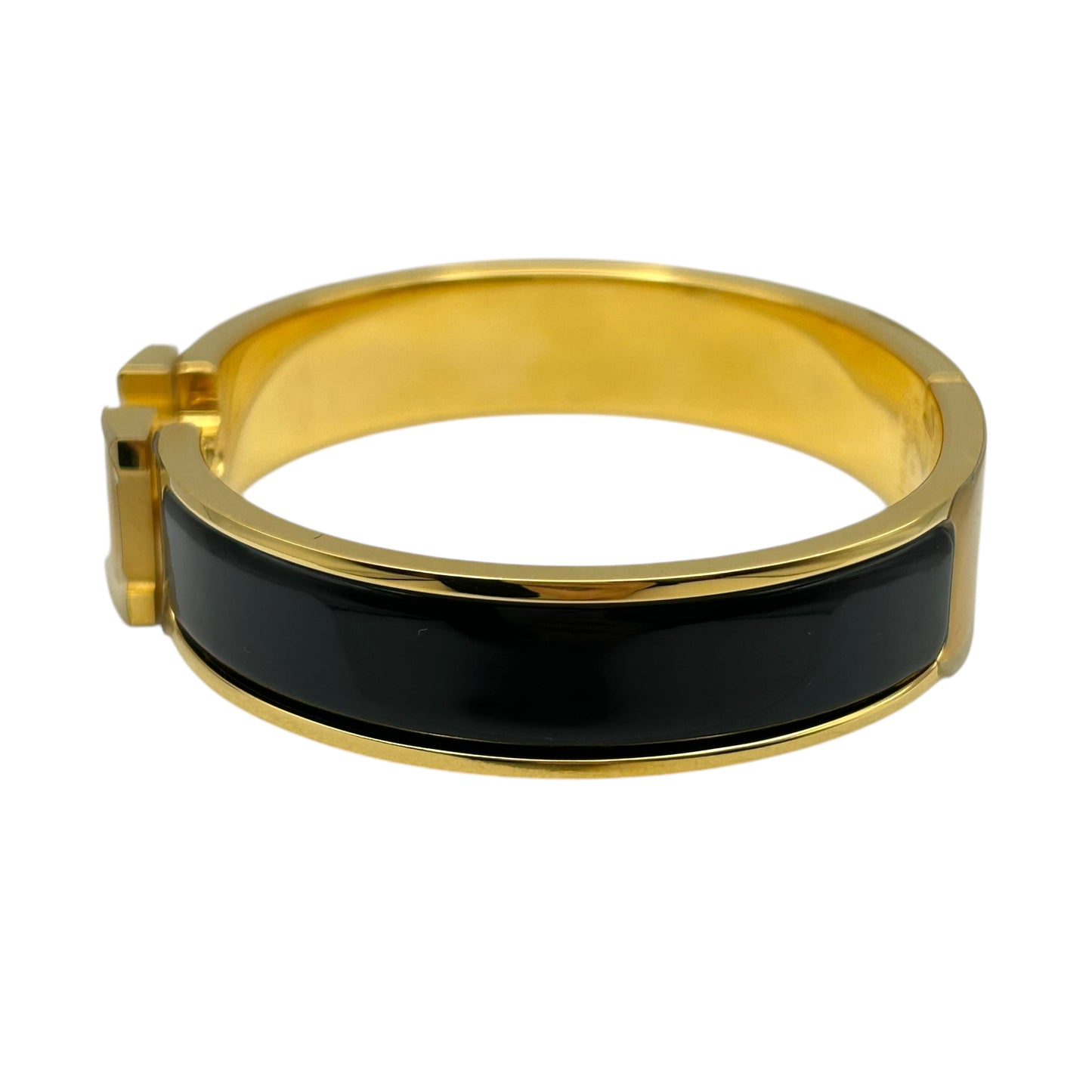 HERMES Clic H Black Gold