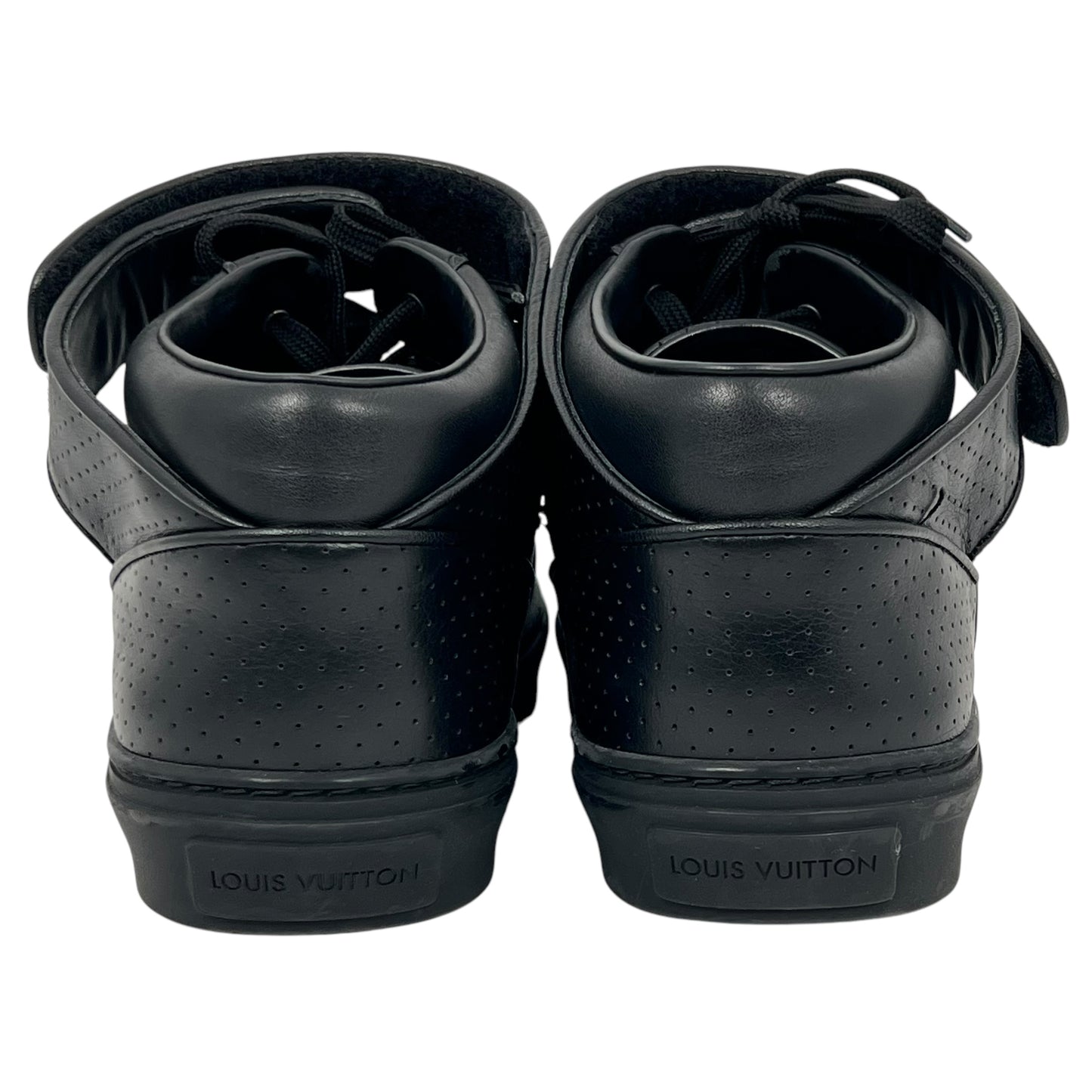 Louis Vuitton Black Leather Sneakers Men’s