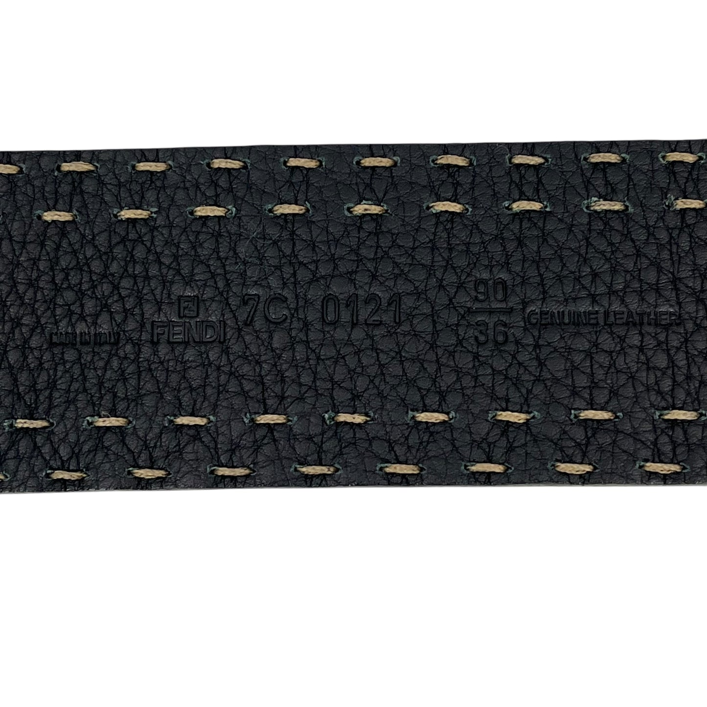 FENDI Leather Stitch Belt