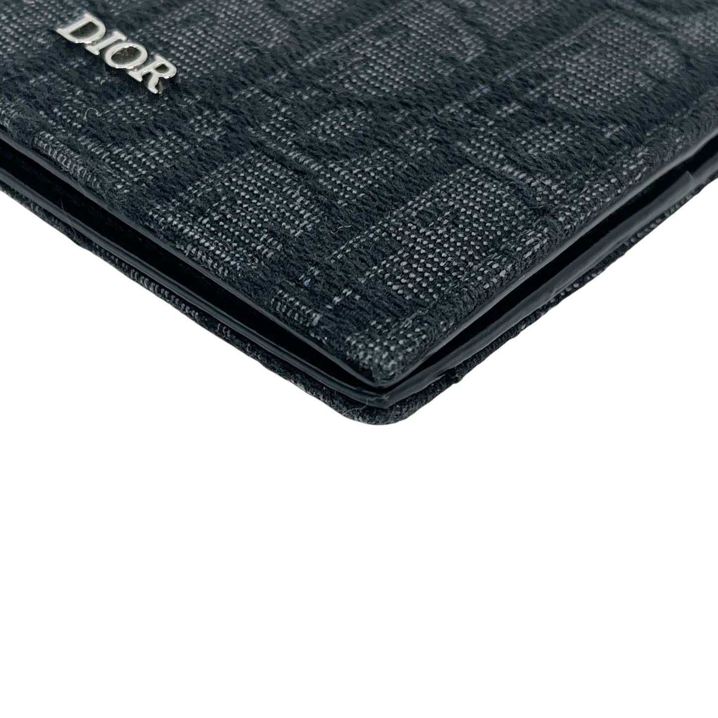 Dior Oblique Jacquard Compact Wallet