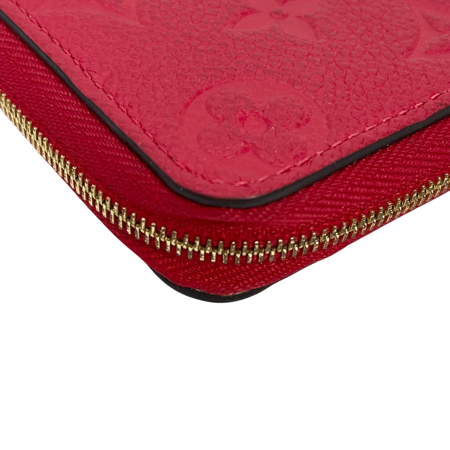 Louis Vuitton Monogram Empreinte Zippy Coin Case - Red
