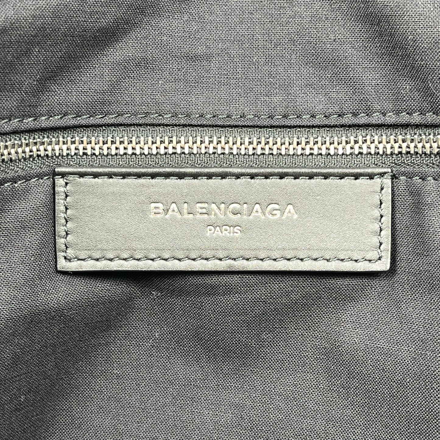 BALENCIAGA Canvas Navy Tote Bag