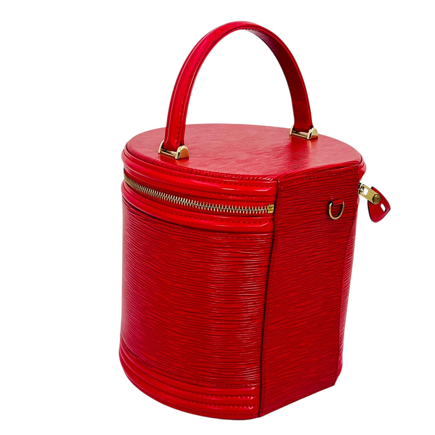 Louis Vuitton Epi Cannes Vanity Hand Bag - Red