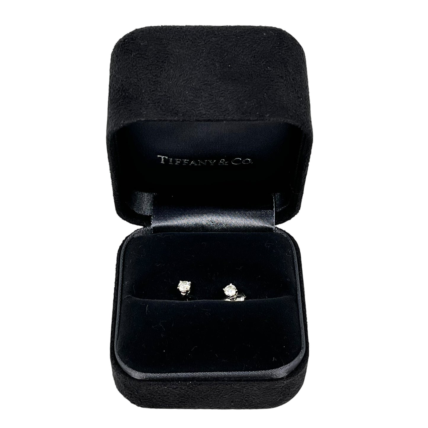 Tiffany Solitaire Diamond Earring