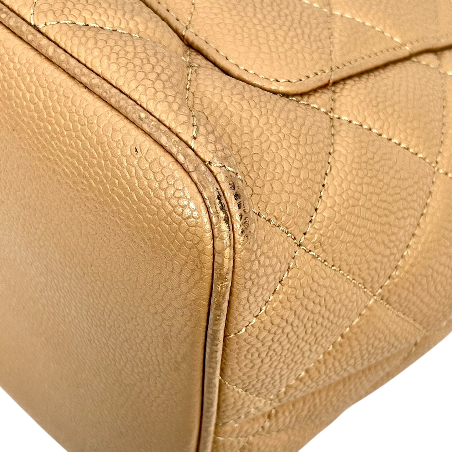 CHANEL Reprinted tote SVmetal fittings