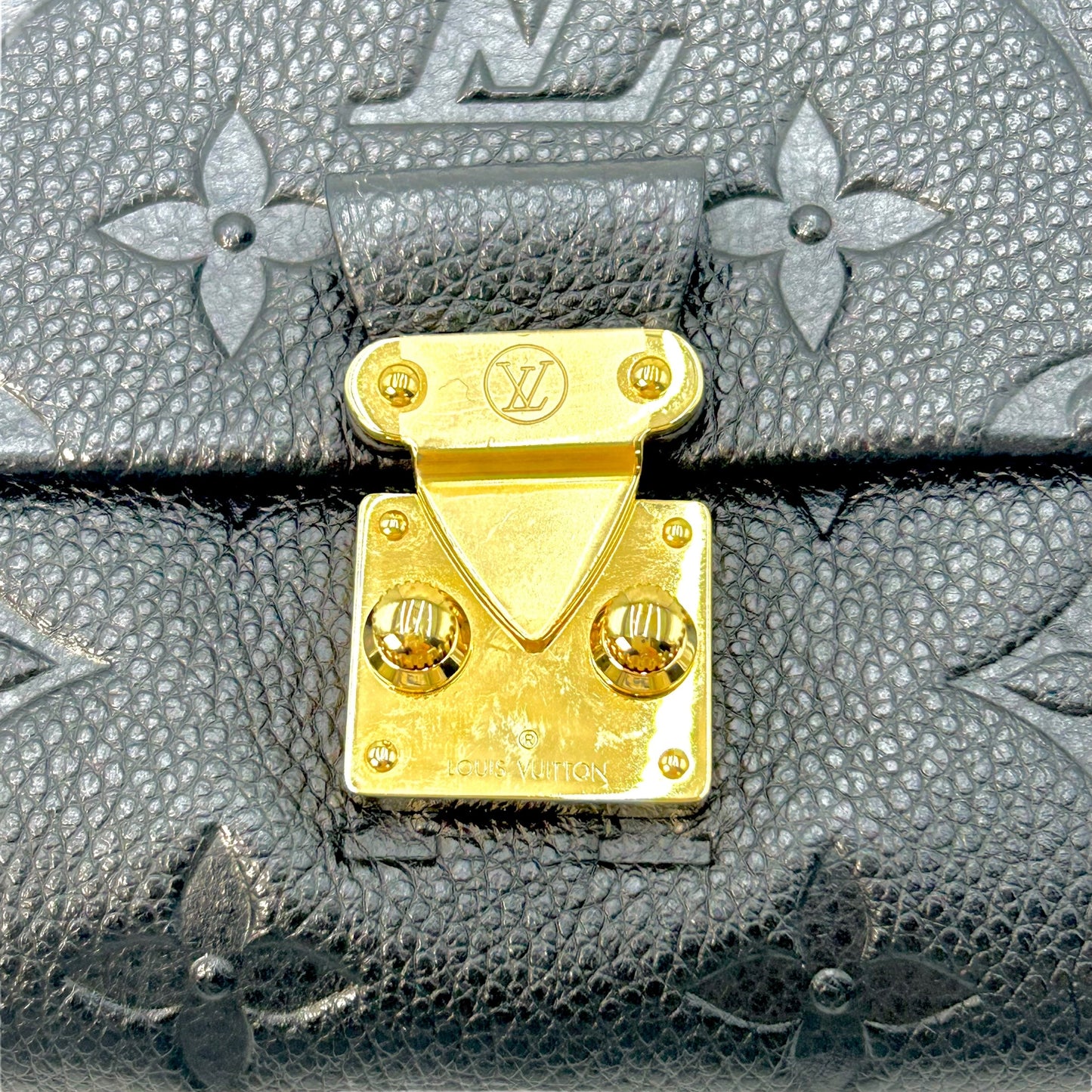 Louis Vuitton Monogram Empreinte Portefeuille Metis Conpact Wallet - Noir