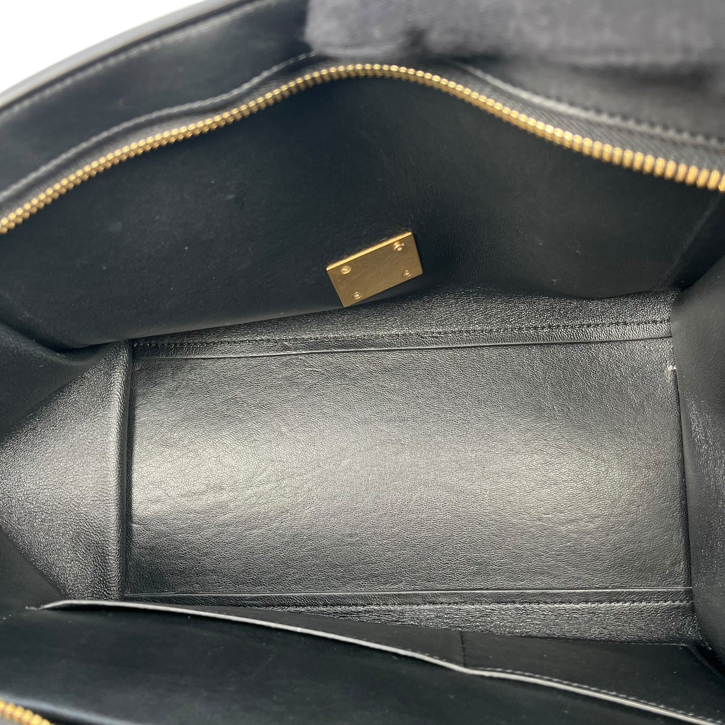 CELINE Trapeze Hand Bag - Navy Blue
