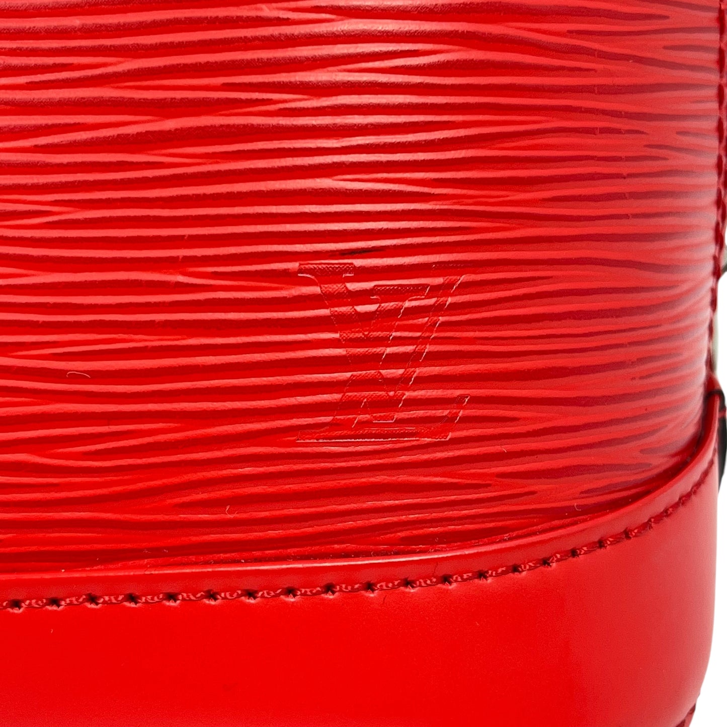 Louis Vuitton Epi Alma BB Hand Bag - Red