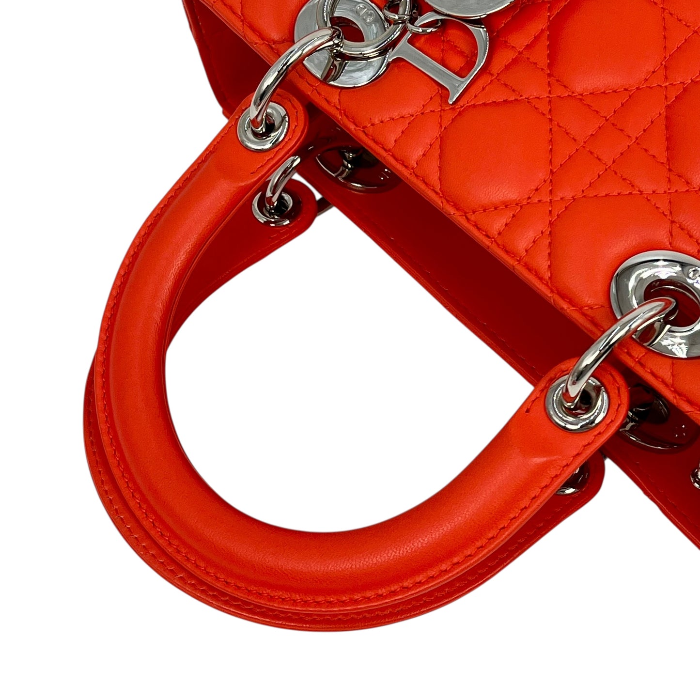 Dior Lady Dior 2way Bag - Orange