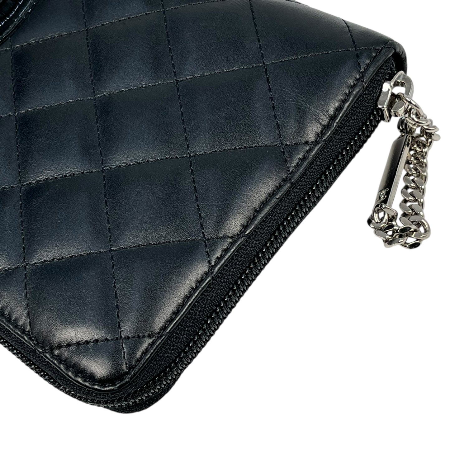 CHANEL CambonLine Long Wallet - Black