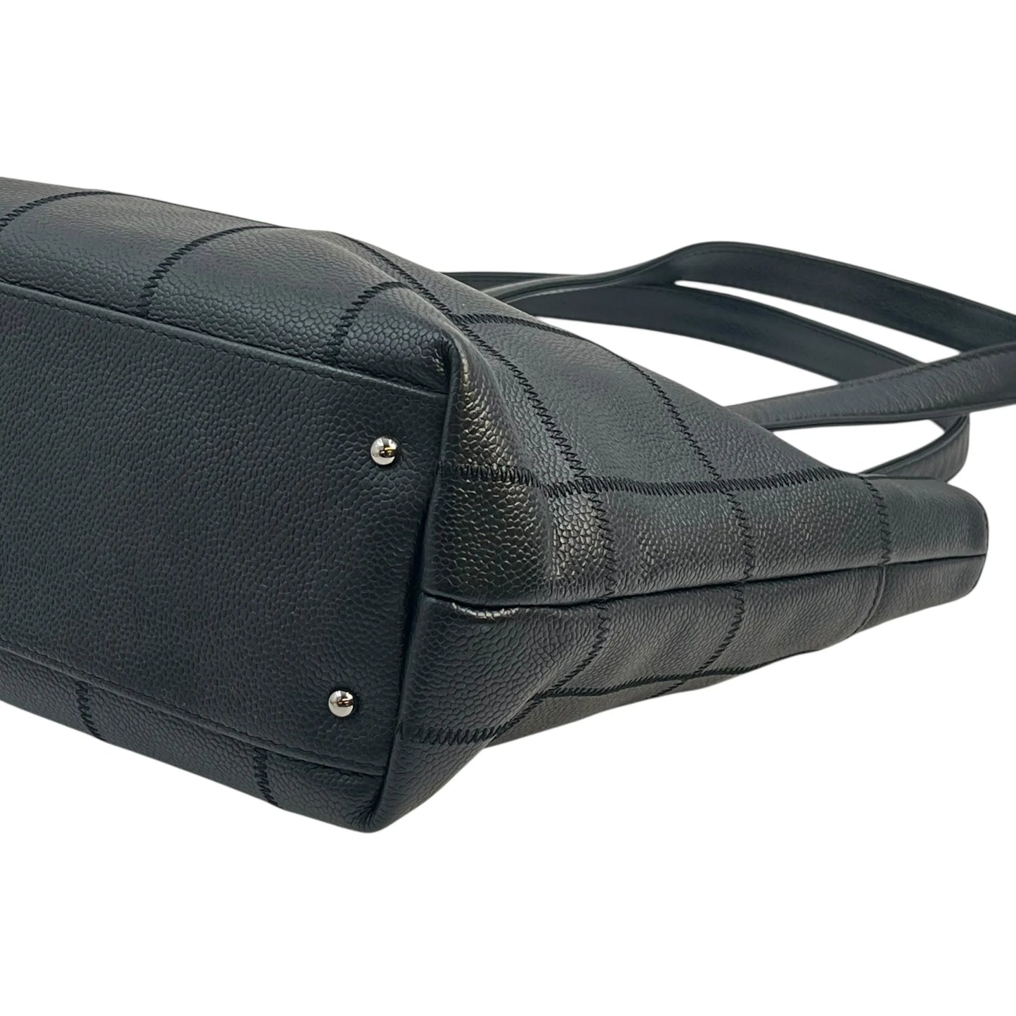 CHANEL Chocolate Bar Tote Bag - Black