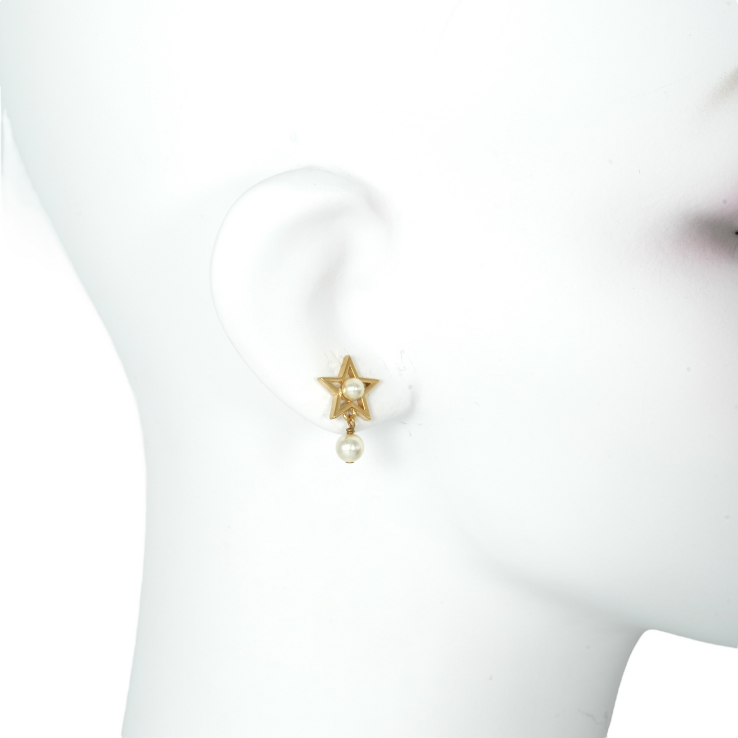 Dior Petit CD Lucky Charms Earrings Jewelry
