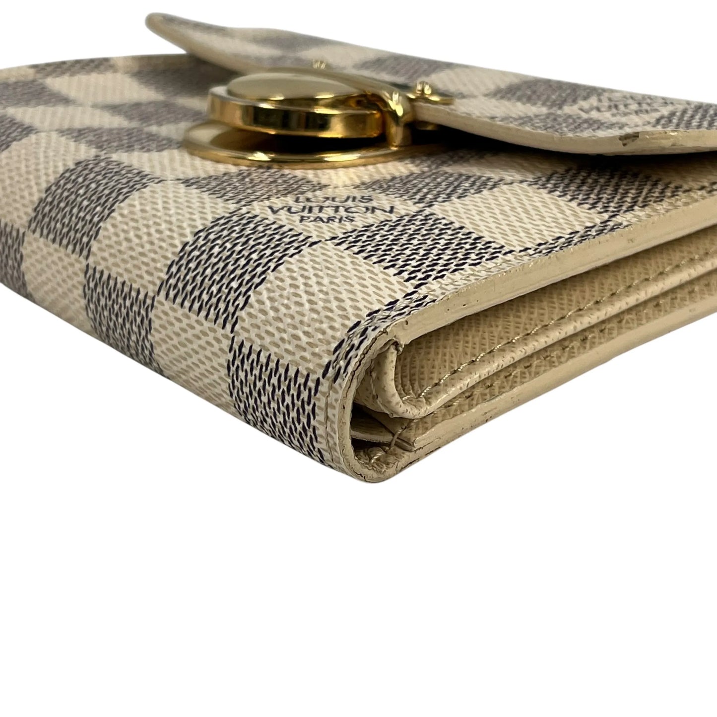 Louis Vuitton Damier Portefeuille Koala Compact Wallet - White
