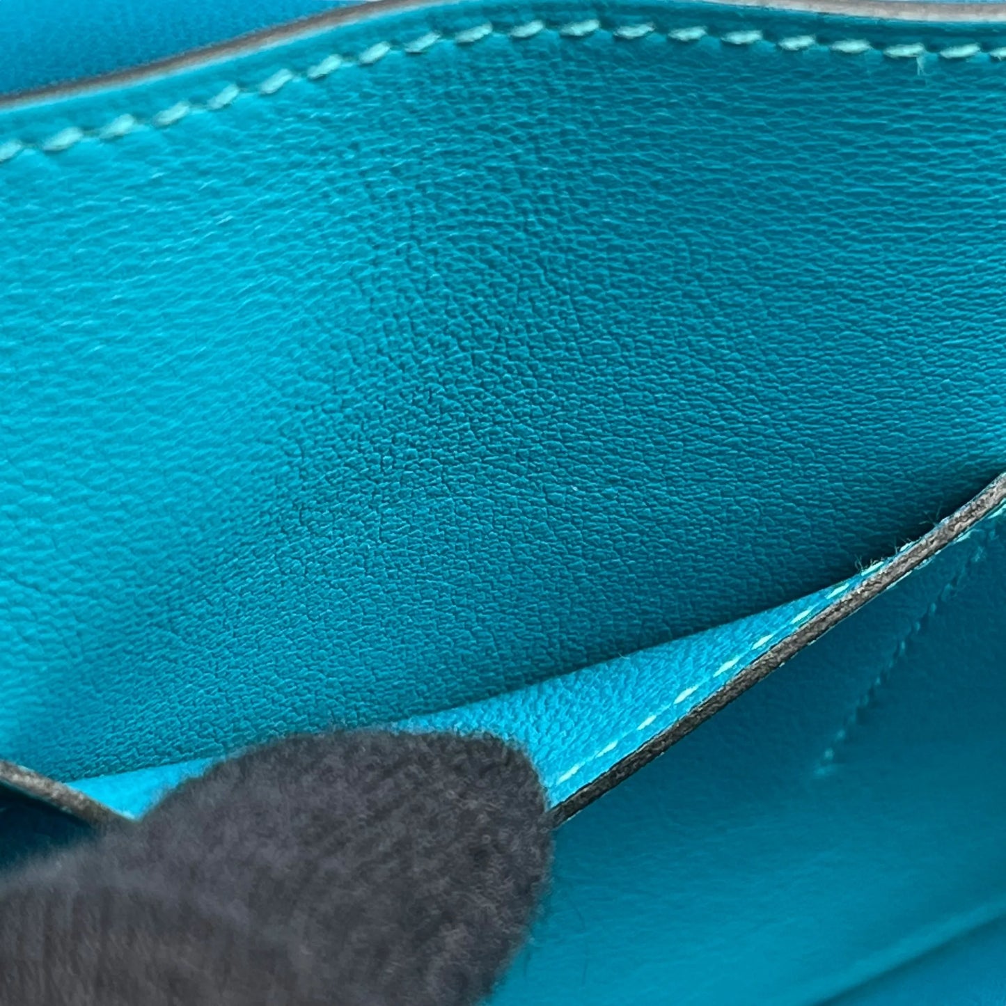 Hermes Dogon GM Bi-Fold Long Wallet - Turquoise
