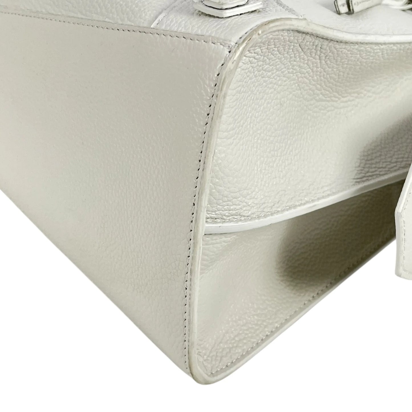 Balenciaga Neo Classic City Hand Bag - White