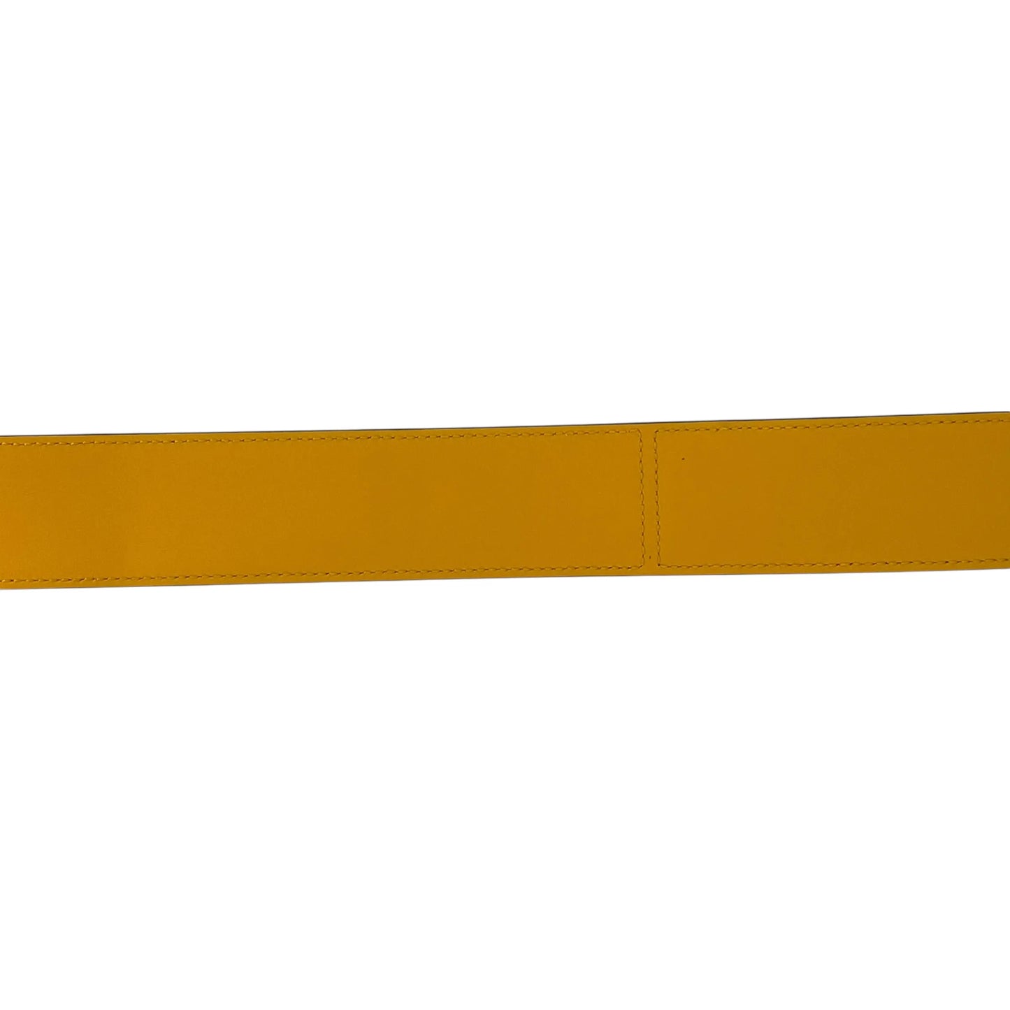 GUCCI Reversible Leather Belt Memorable Buckle - Orange Blue