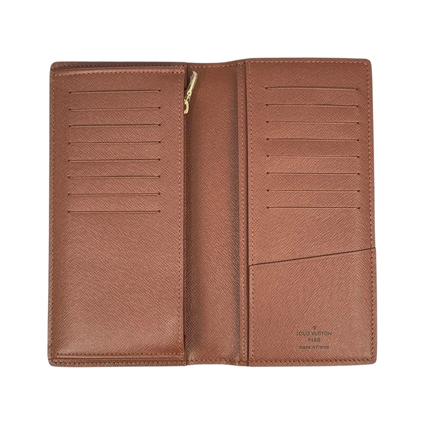 Louis Vuitton Monogram Portefeuille Brazza Long Wallet - Brown