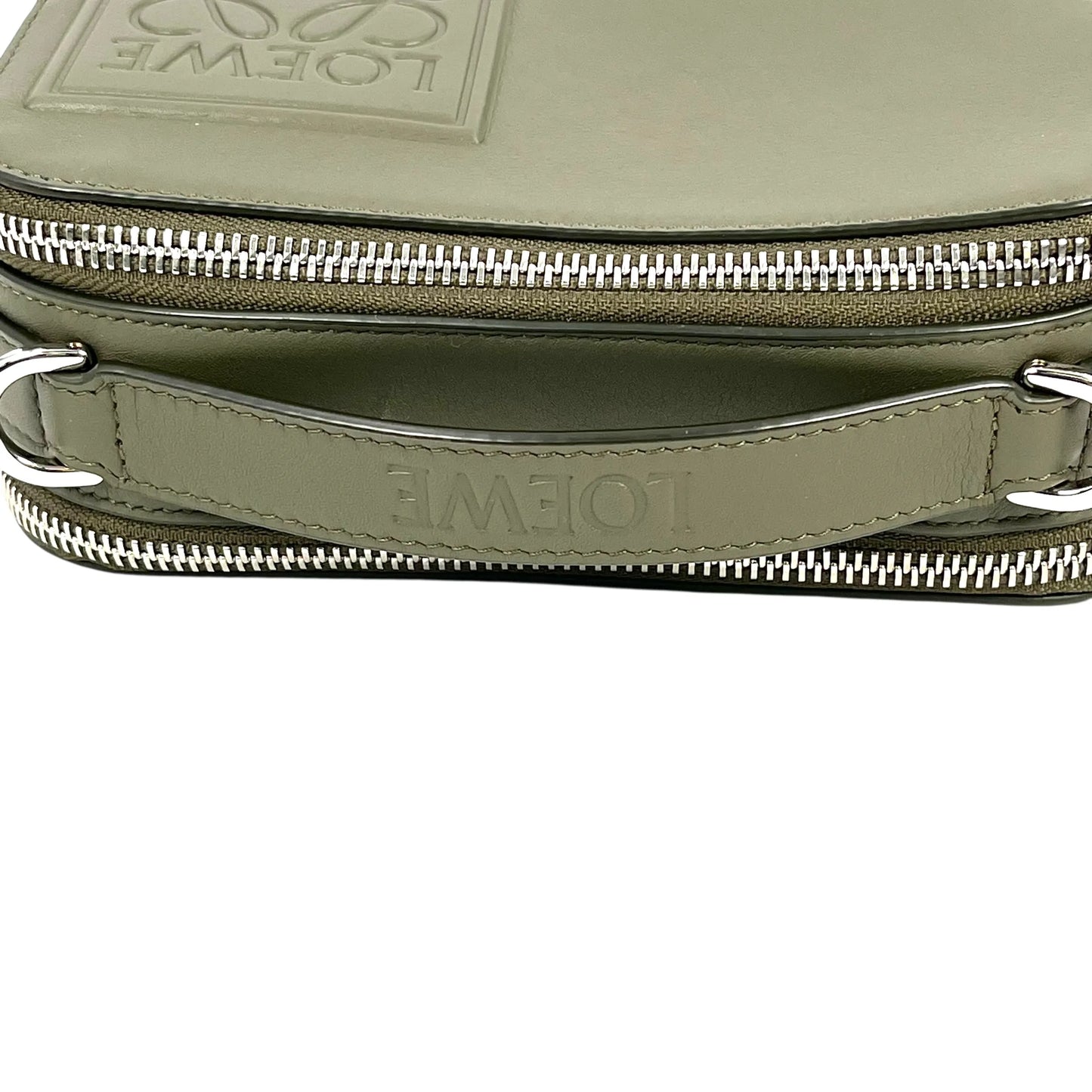 LOEWE Mini Camera Cross Body Bag Shoulder Bag - Khaki