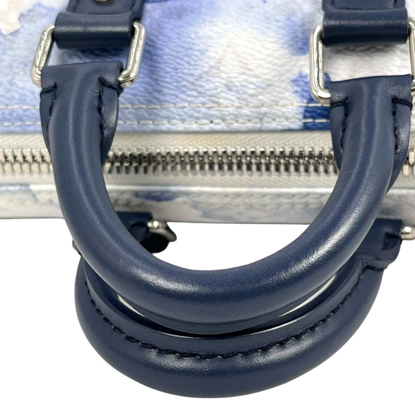 Louis Vuitton Monogram Watercolor Keepall XS Shoulder Bag Mini Bag - White × Blue