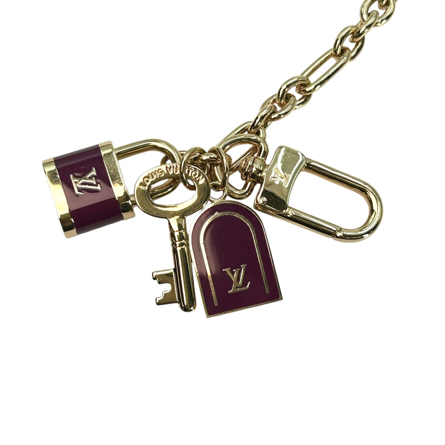 Louis Vuitton Porte Monnaie Coeur Vernis Coin Case - Purple