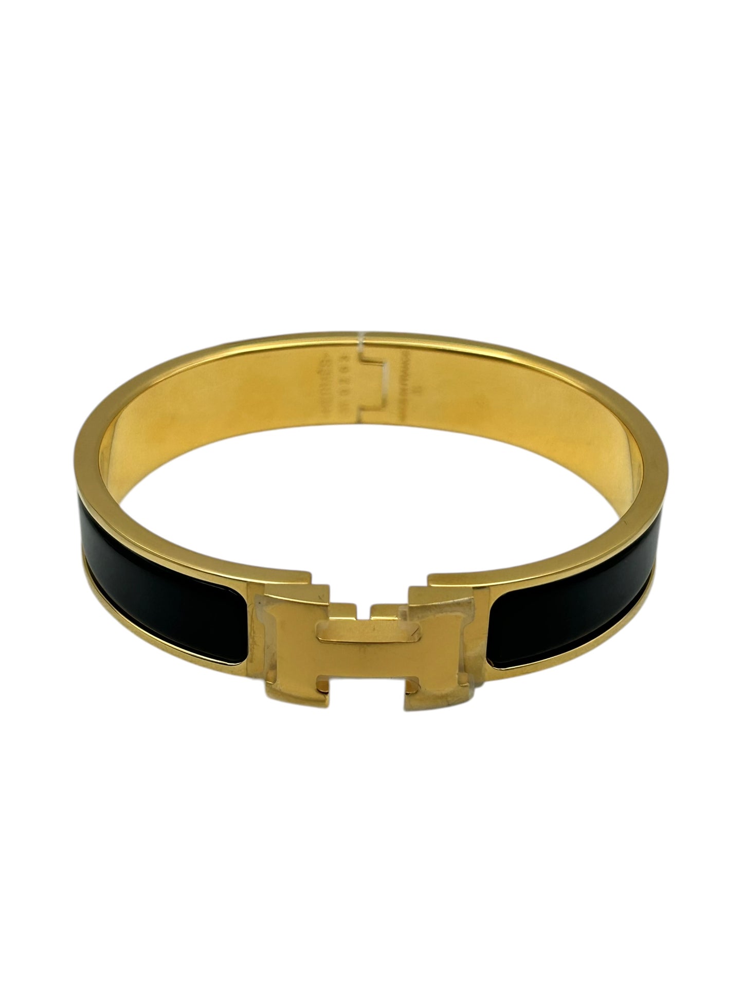 HERMES Clic H Black Gold
