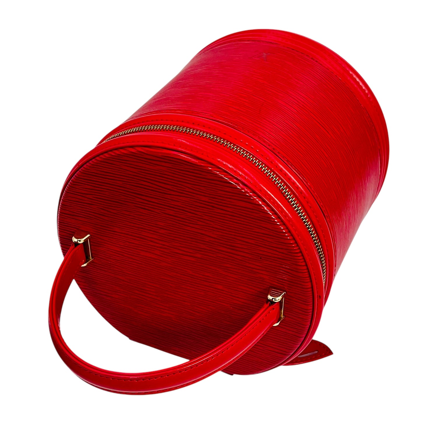 Louis Vuitton Epi Cannes Vanity Hand Bag - Red