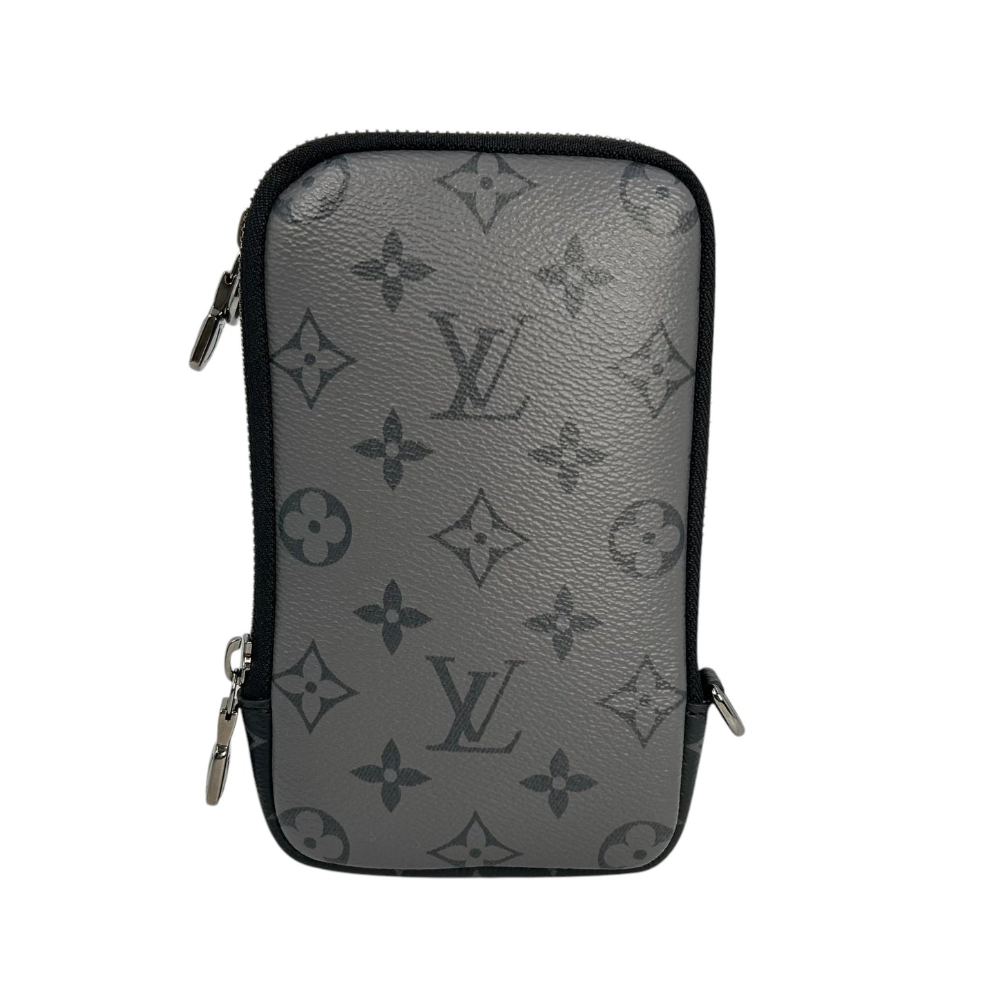 Louis Vuitton Double Phone Pouch Rev erse Monogram Eclipse