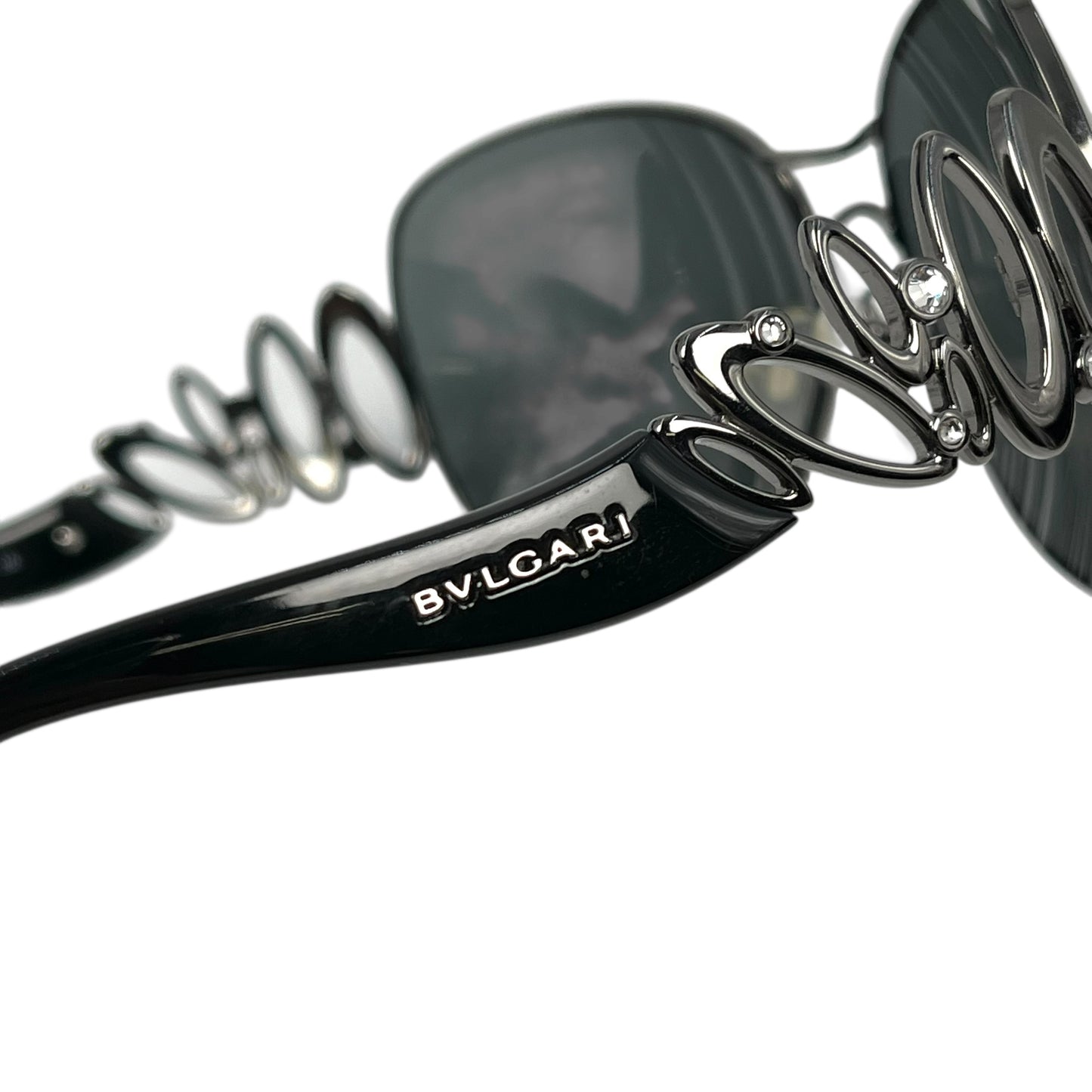 BVLGARI Rhinestone Sunglasses