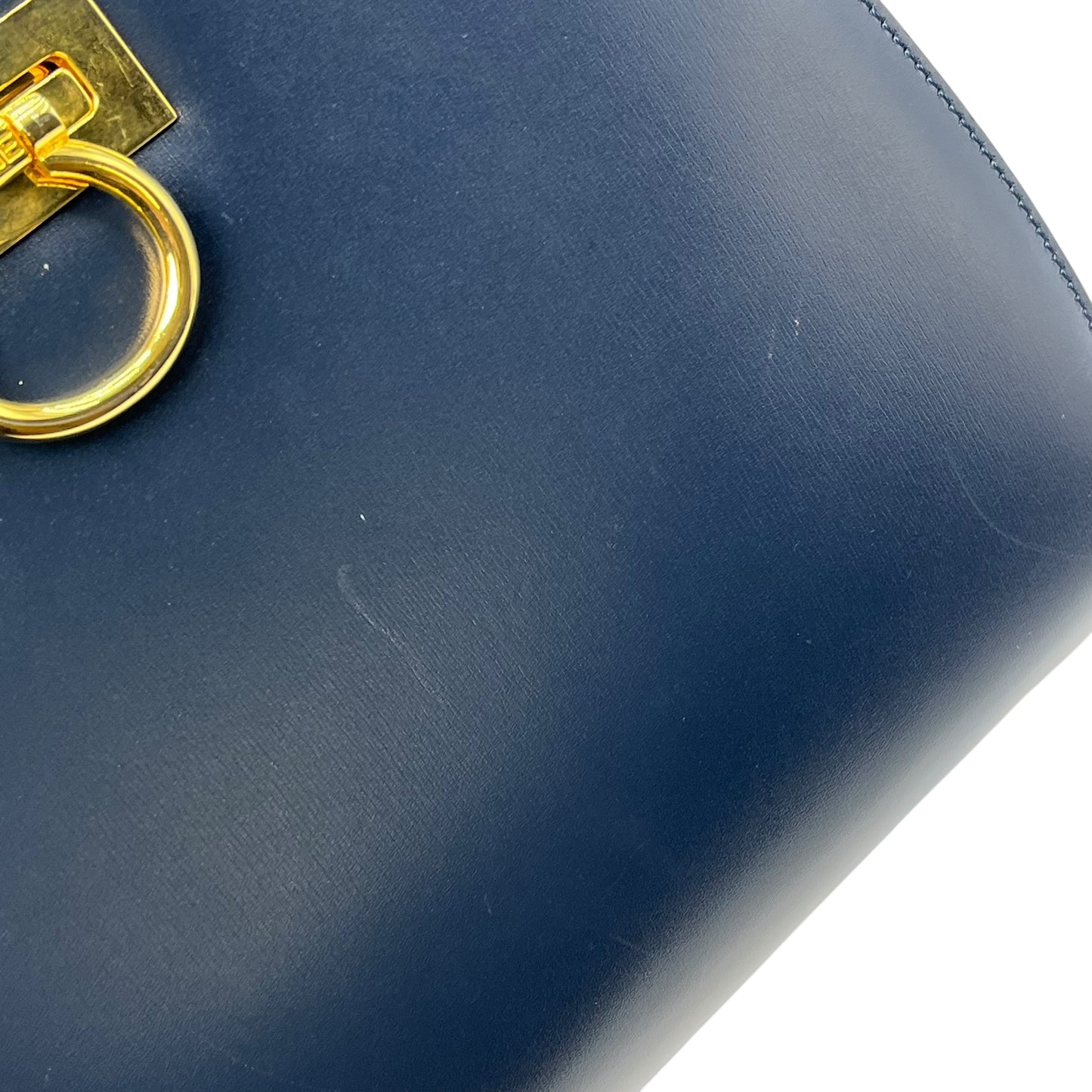 CELINE Double Face Hand Bag - Navy