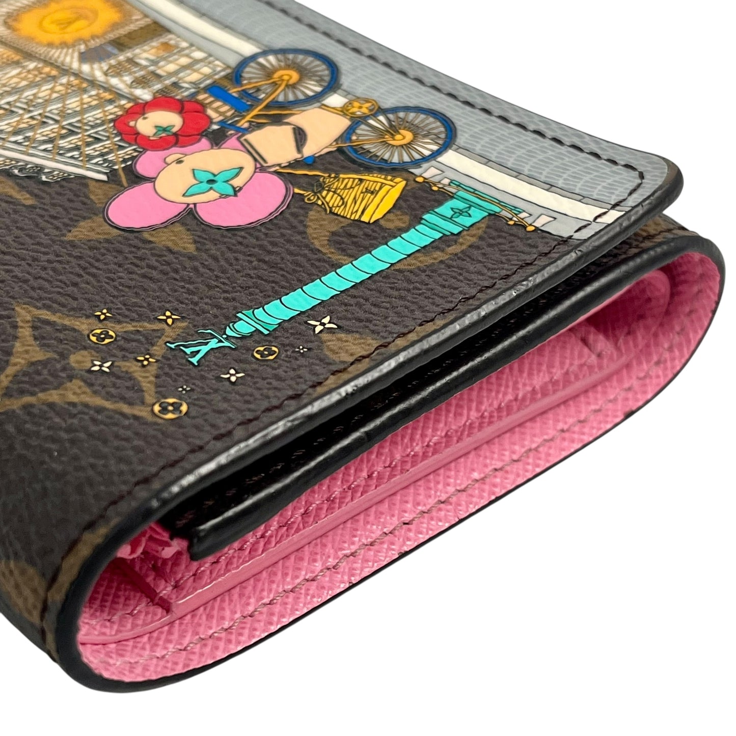 Louis Vuitton Monogram Portefeuille VIctorine Compact Wallet - Brown