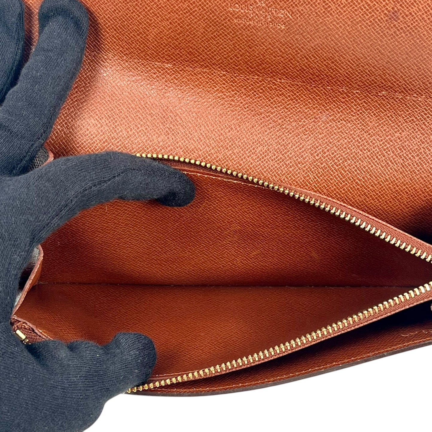 Louis Vuitton Monogram Portemonnaie Credit Bi-fold Long Wallet - Brown 31496