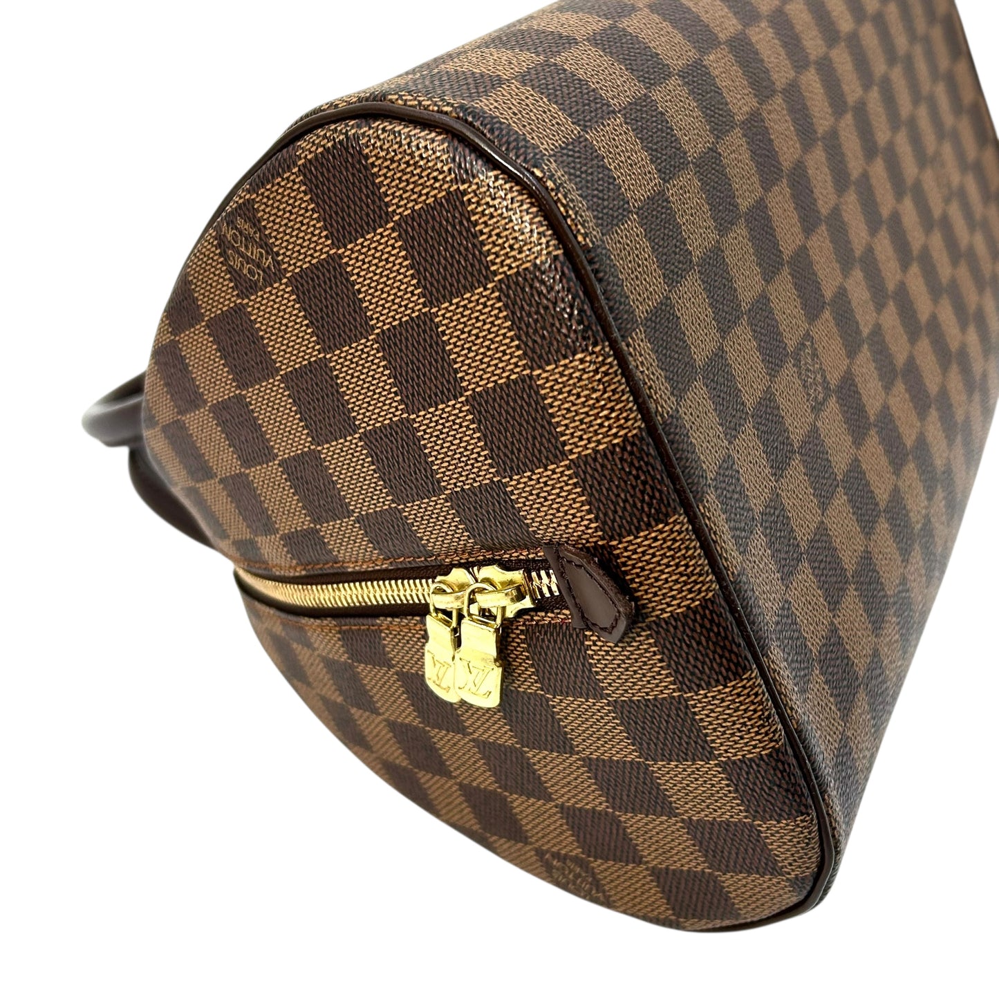 Louis Vuitton Damier Robera MM Hand Bag - Brown