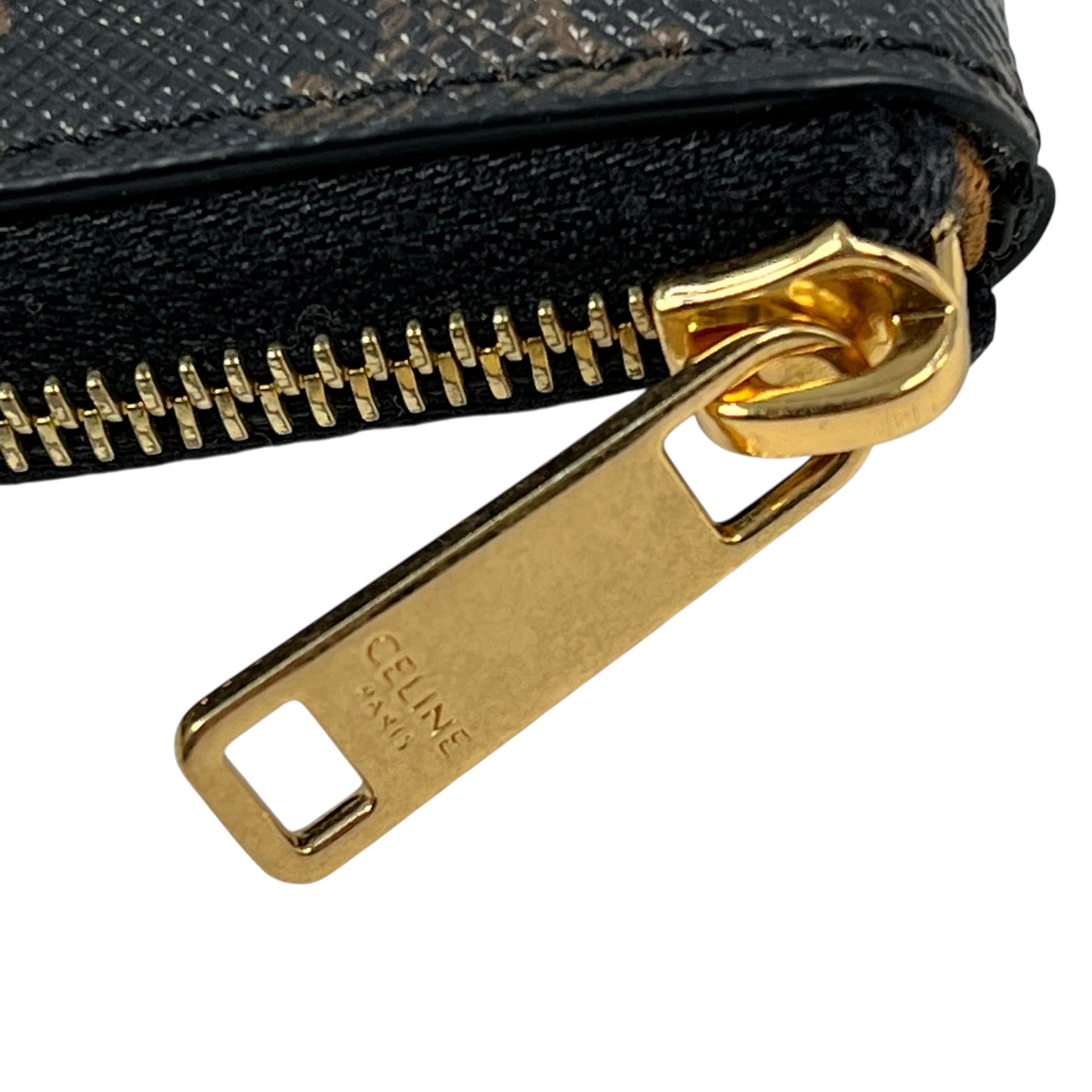 CELINE Triomphe Logo Coin Purse