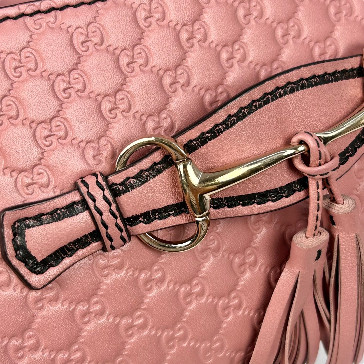 GUCCI Emily Mini Chain Shoulder Bag - Pink