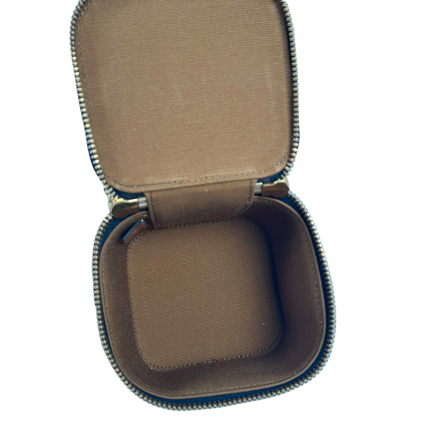 CELINE Mini Vanity Case in Triomphe Canvas & Calfskin Mini Bag