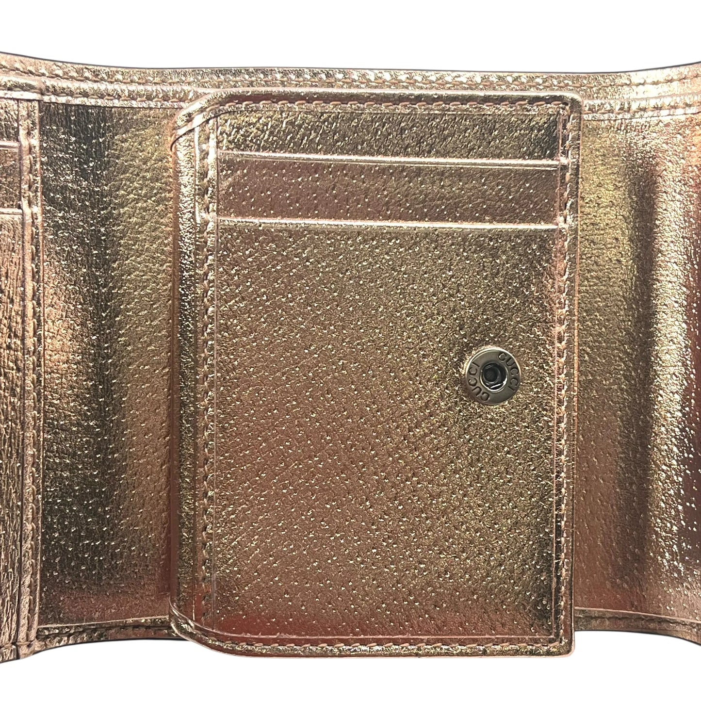 GUCCI Dionysus Compact Wallet - Pink Gold