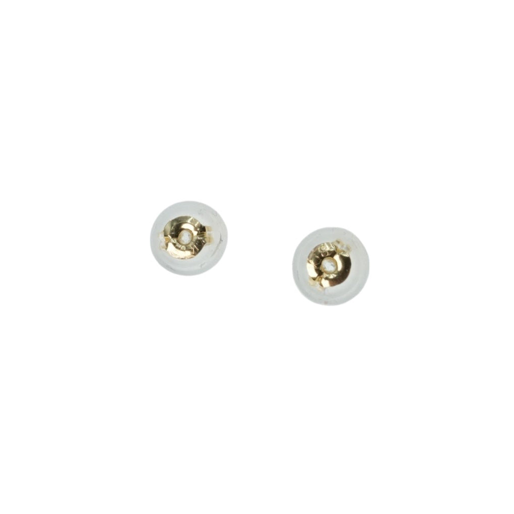 K18 Yellowgold Diamond Heart Earring