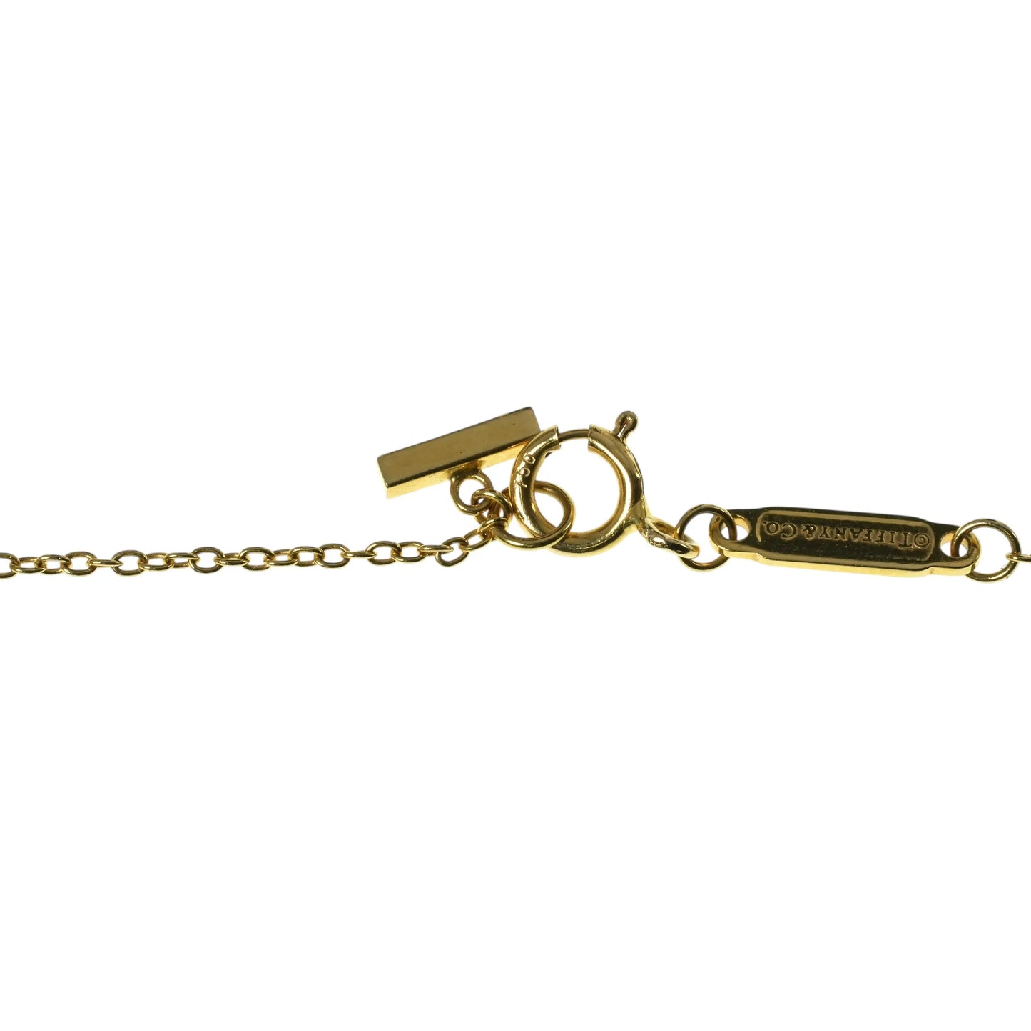 Tiffany T-Smile Yellow Gold Mini Necklace