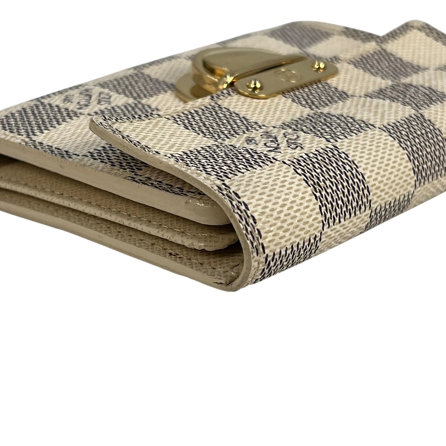 Louis Vuitton Damier Portefeuille Koala Compact Wallet - White