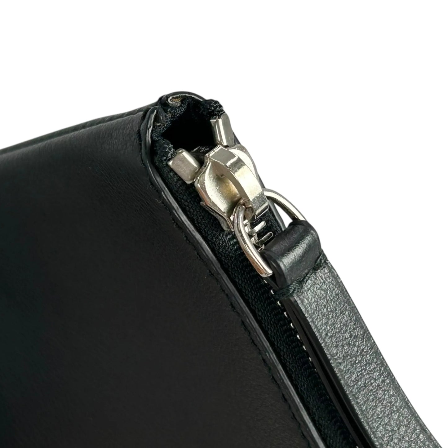 Balenciaga Leather Clutch Bag - Black