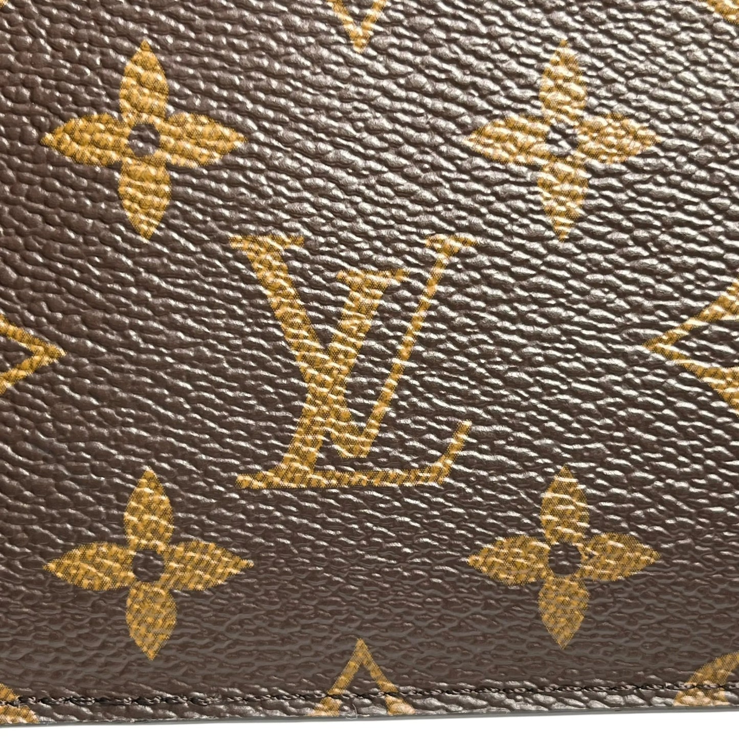 Louis Vuitton Monogram Porte Cartes Rommy Card Case - Brown