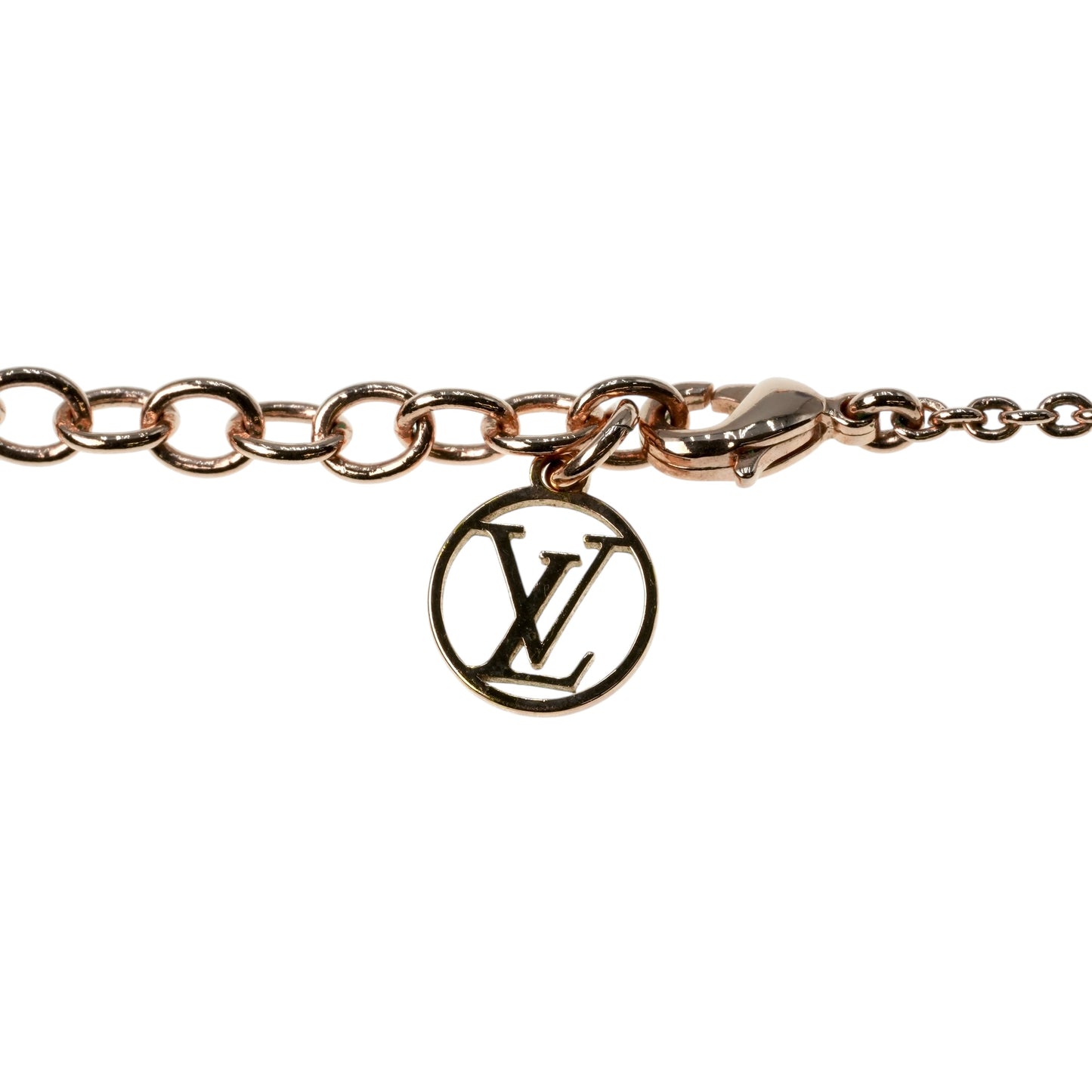 Louis Vuitton Essential V Necklace Rose Gold