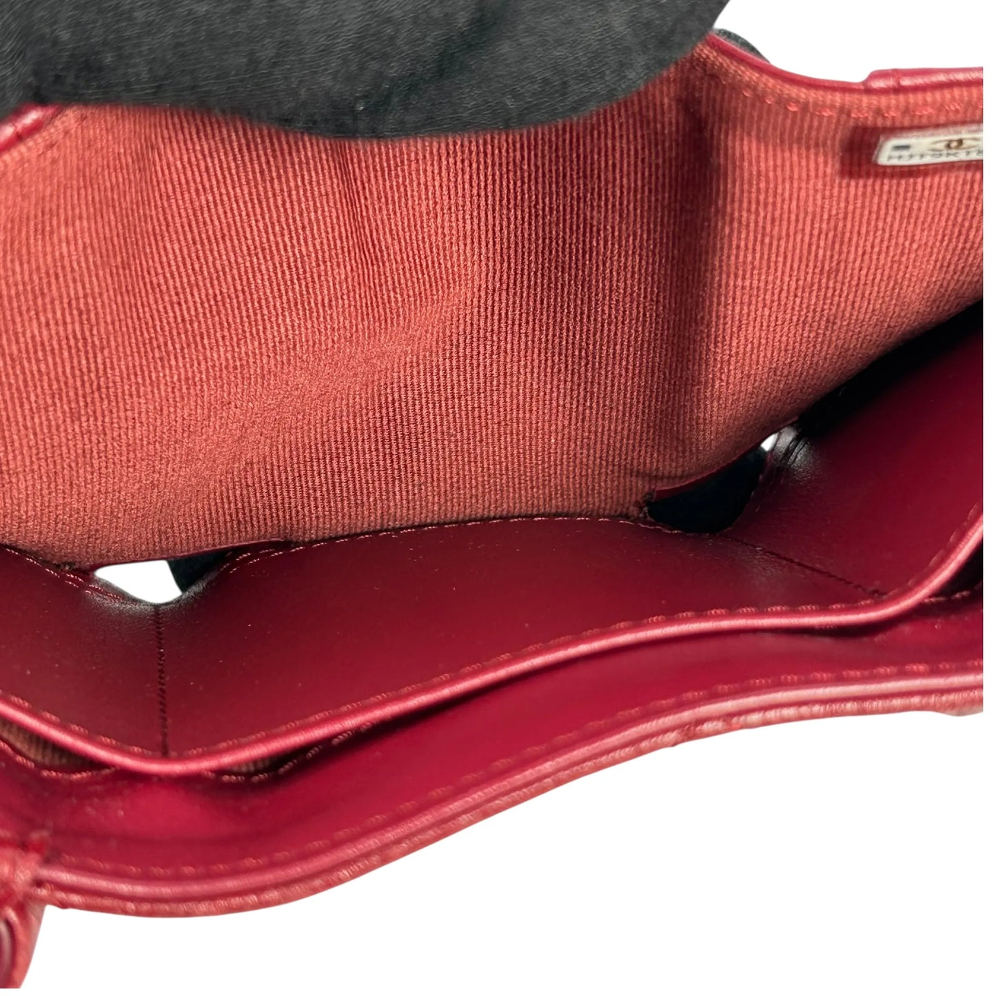 CHANEL Materasse Chanel 19 Compact Wallet - Red