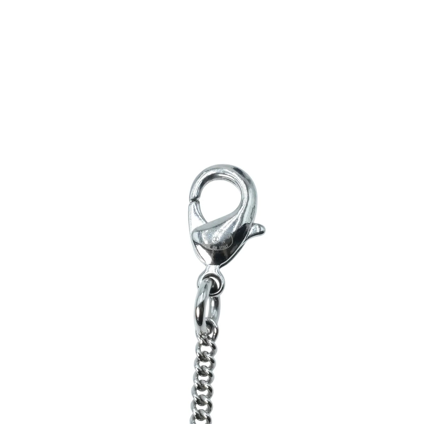 CHANEL Cat Pendant Necklace B16K - Silver