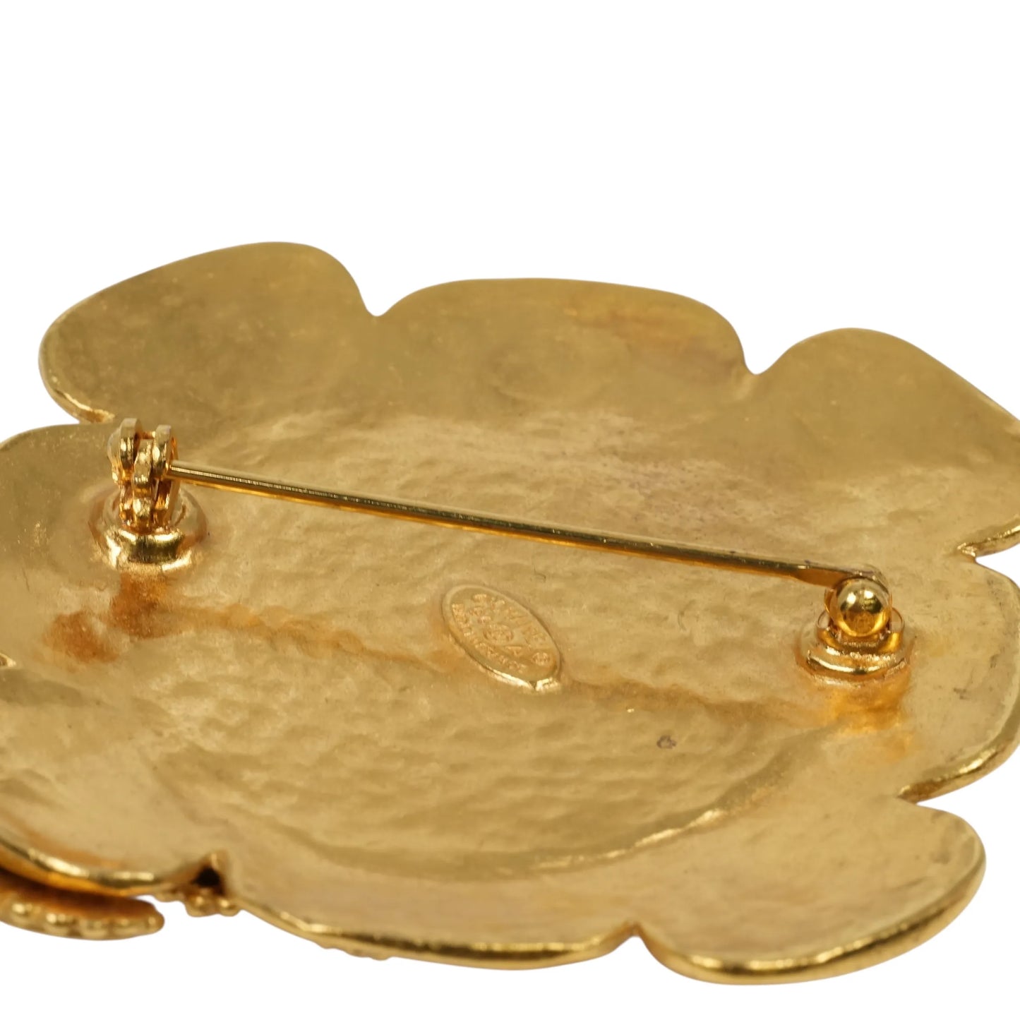 CHANEL Fake Pearl Brooch 96A - White Gold