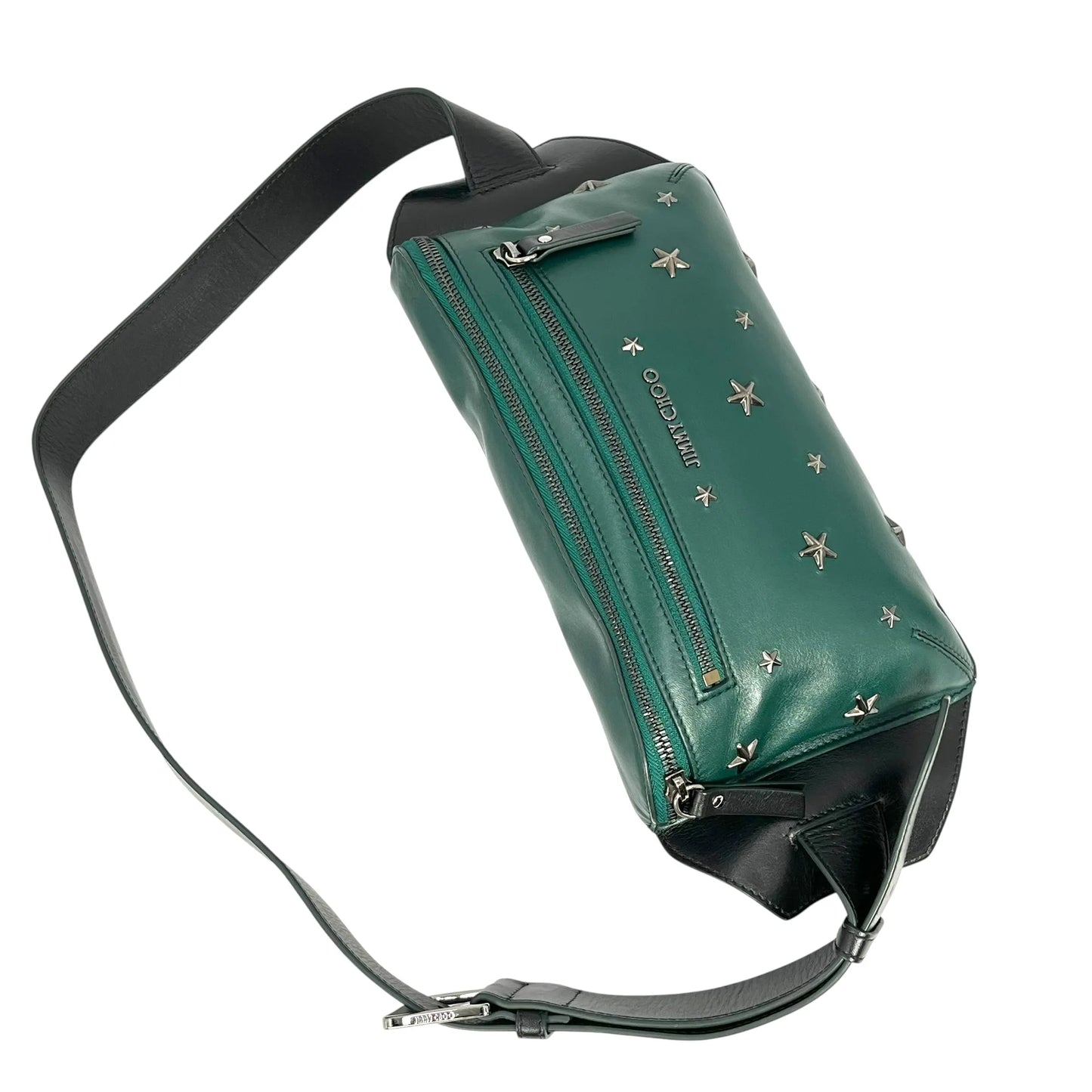 JIMMY CHOO Oscar Star Studs Body Bag - Khaki