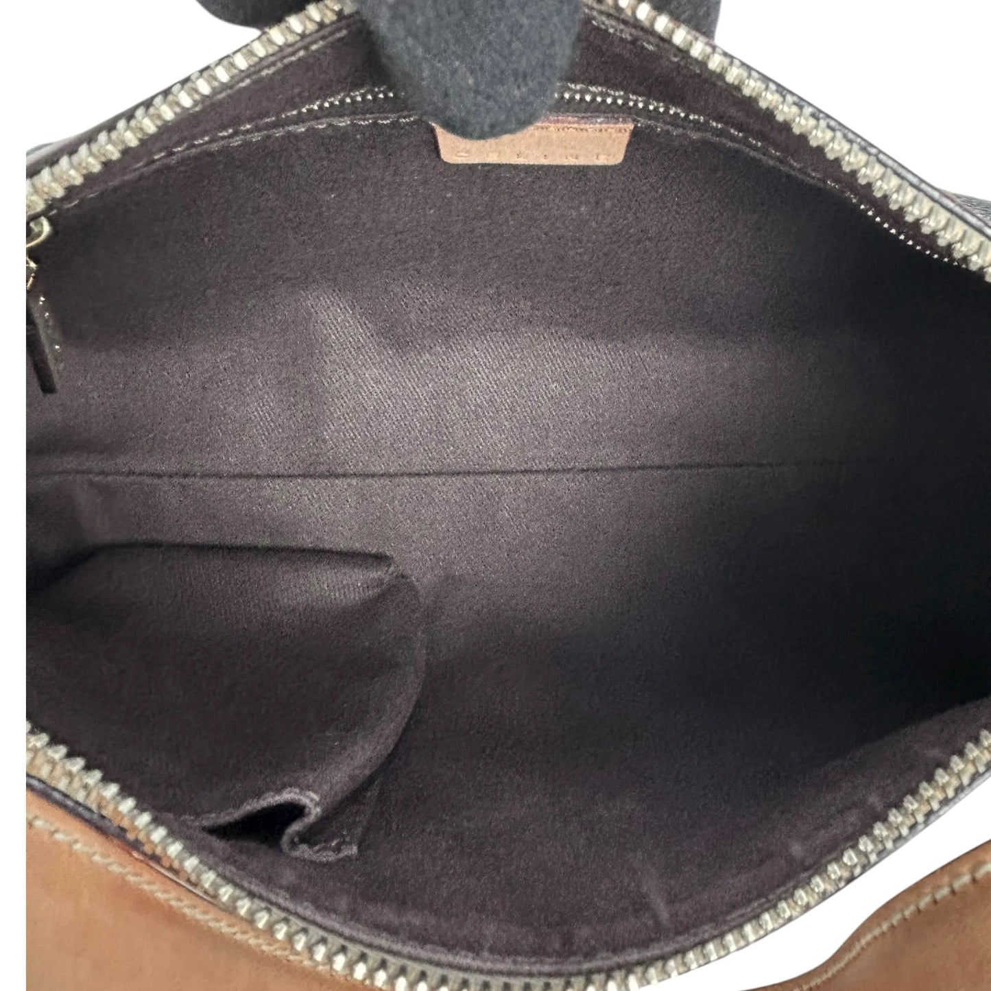 Celine Macadam PVC Canvas One Shoulder Bag Hand Bag - Brown